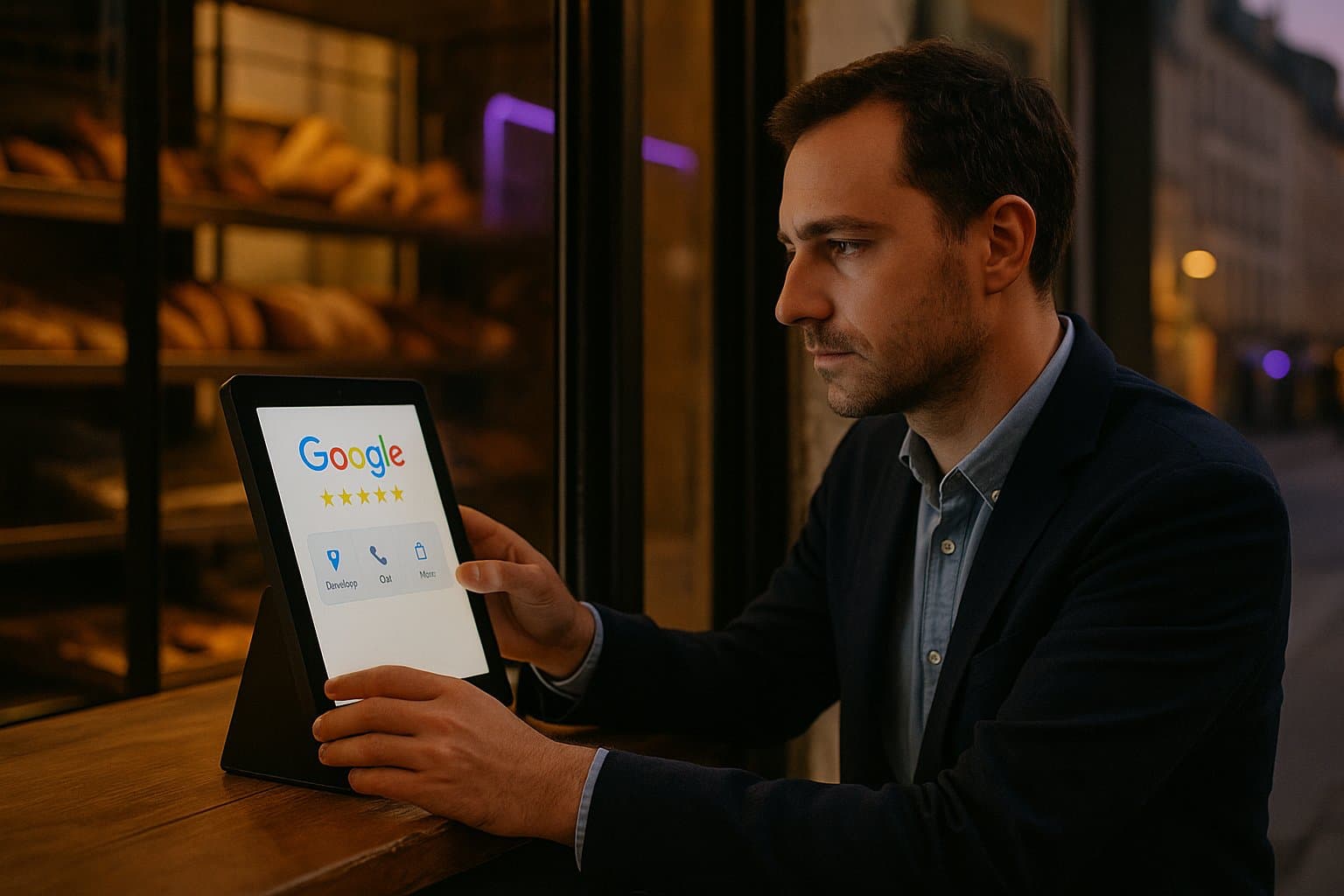 Tableau de pilotage d'agence pour gérer plusieurs fiches d'établissement Google de clients locaux