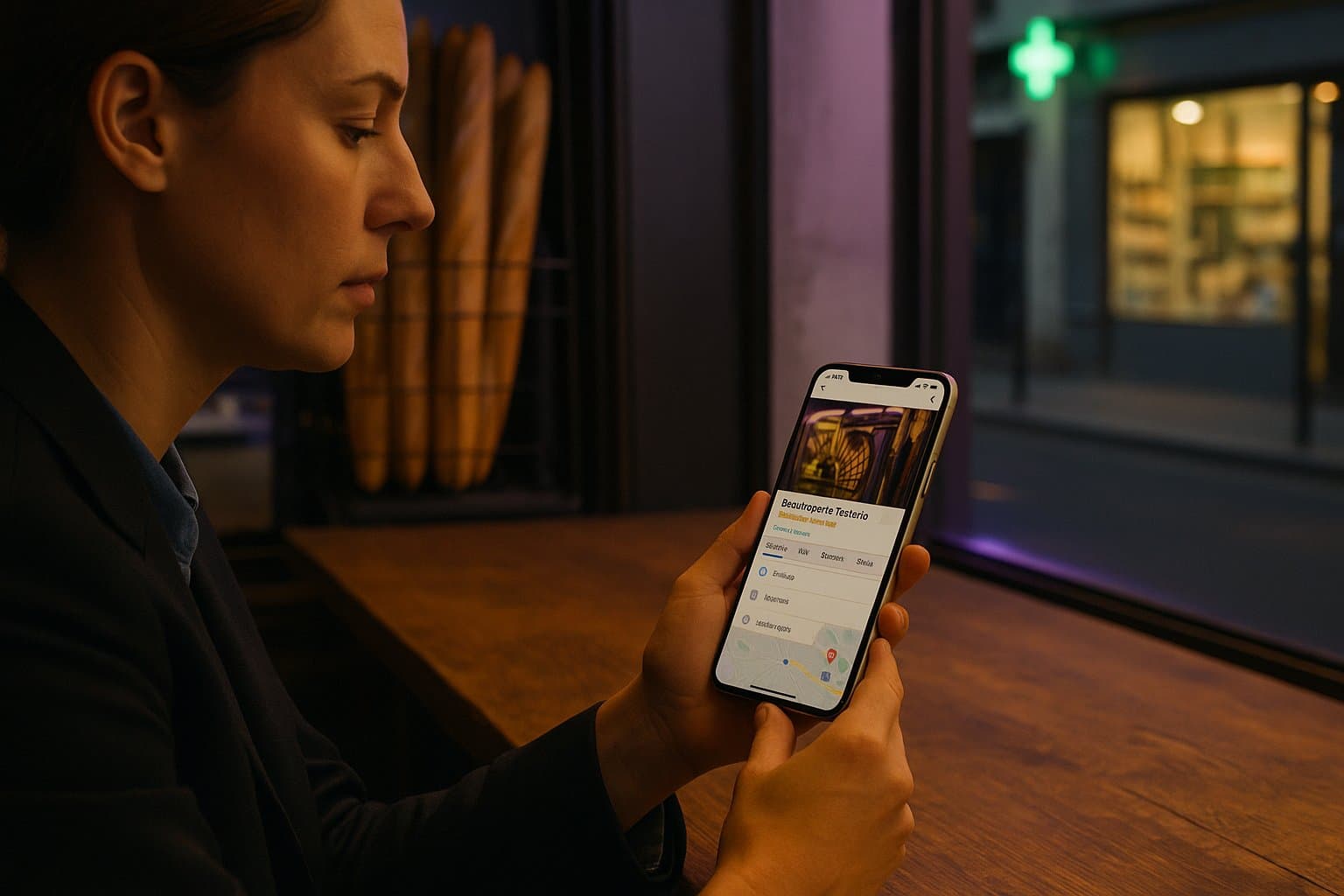 Tableau d’audit local montrant des fiches d’établissement Google à fort potentiel commercial