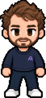 David, Avatar in Pixel-Art