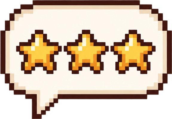 Bulle d'avis en pixel art