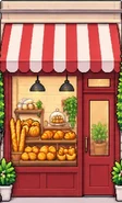 Bäckerei in Pixel-Art