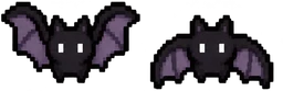 Bat in pixel art