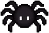 Spider in pixel art