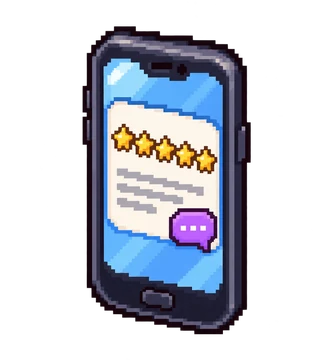 Crystal ball in pixel art